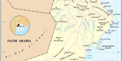 ომანის რუკა