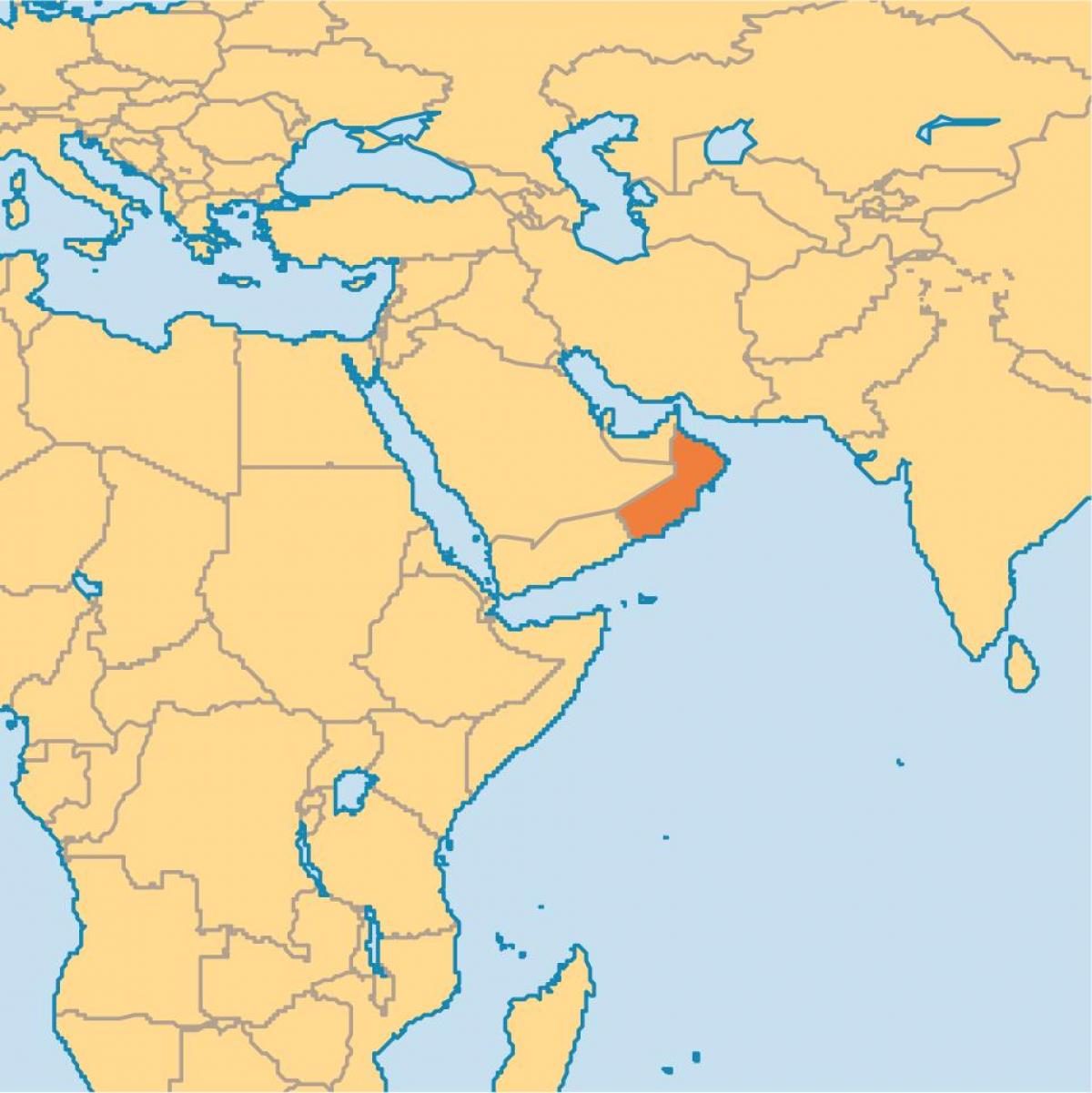 ომანი რუკა მსოფლიო რუკა